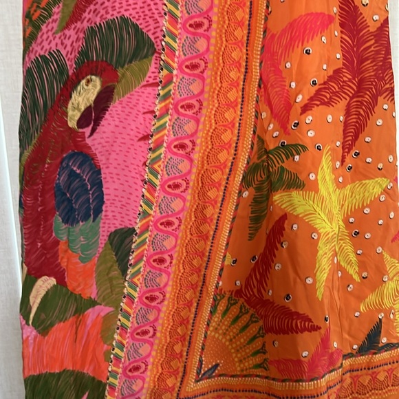 FARM RIO
Mixed Scarves Midi Skirt In Multi size Small - Picture 5 of 9